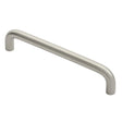 10MM DIA. D PULL HANDLE - 128MM C/C - BOLT THROUGH FIXING_x005F
 - SATIN STAINLESS STEEL - 128 - EACH