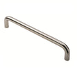 19MM DIA. D PULL HANDLE - 450MM C/C - BOLT THROUGH FIXING_x005F
 - SATIN STAINLESS STEEL - EACH