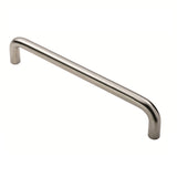 19MM DIA. D PULL HANDLE - 450MM C/C - BOLT THROUGH FIXING_x005F
 - SATIN STAINLESS STEEL - EACH