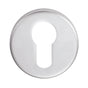 ESCUTCHEON - EURO PROFILE - PUSH-ON ROUND ROSE - SATIN STAINLESS STEEL - EACH