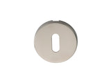 ESCUTCHEON - LOCK PROFILE - PUSH-ON ROUND ROSE - BRIGHT STAINLESS STEEL - EACH