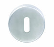 ESCUTCHEON - LOCK PROFILE - PUSH-ON ROUND ROSE - SATIN STAINLESS STEEL - EACH
