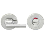 LARGE TURN & RELEASE - 5MM SPINDLE - PUSH-ON ROUND ROSE - OPTIONAL INDICATOR - BRIGHT STAINLESS STEEL - SET