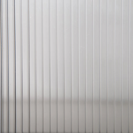 Outsunny Wooden Cold Frame Polycarbonate Greenhouse with Openable Top Cover and Double Door, Grow House for Flower, Vegetable and Plants, 70 x 50 x 120cm, Grey