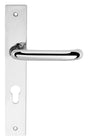 CleanTouch Anti-Bac RTD Safety Lever on Square Euro Backplate - Polished Chrome - Set