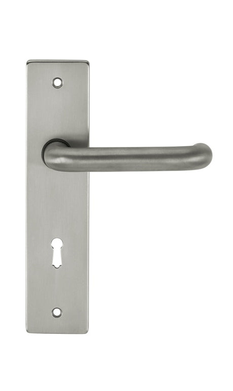 CleanTouch Anti-Bac RTD Safety Lever on Square Euro Backplate - Satin Chrome - Set