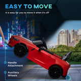 AIYAPLAY 12V BMW Licensed Kids Car, with Easy Transport, Remote Control, Suspension, Music, Horn, LED Lights, Red