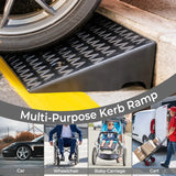 Curb Ramp 2 Pack with Predrilled Holes and 4 Expansion Bolts