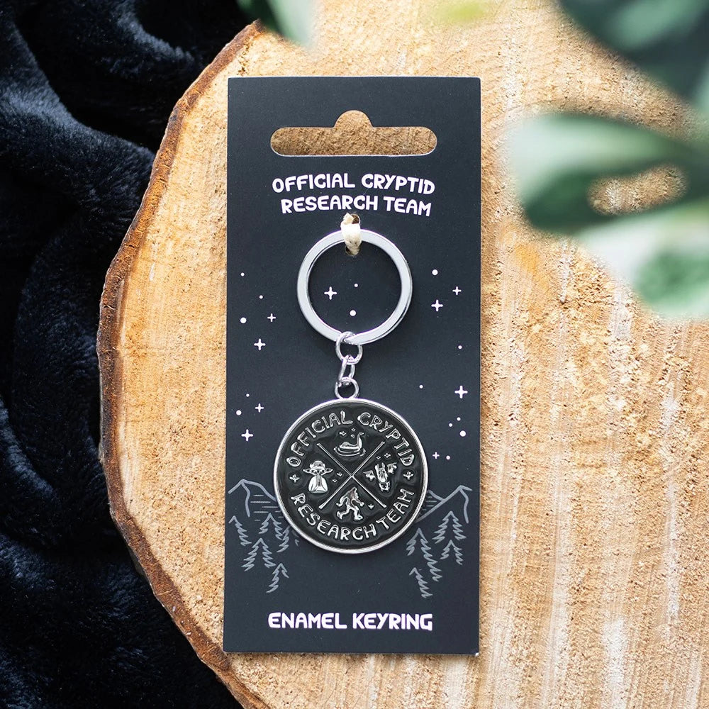 Cryptid Research Team Keyring