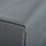 Outsunny 200x73cm Outdoor Garden Rattan Furniture Protective Cover Water UV Resistant Grey