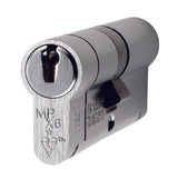 MPX6 70MM EURO DOUBLE CYLINDER - KTD - SATIN CHROME - EACH
