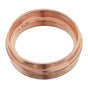 Rose Gold Finish Brass Round Ferrule – 1 1/4 inch (32mm)