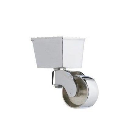 Chrome Finish Brass Square Cup Castor – 1 3/4 inch(45mm)