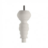 Clay Hand Painted Turned Sofa Leg – D-E5063GR - No Castor