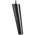 Hand Painted Wooden Sofa Leg 220mm x 60mm - Black Carbon