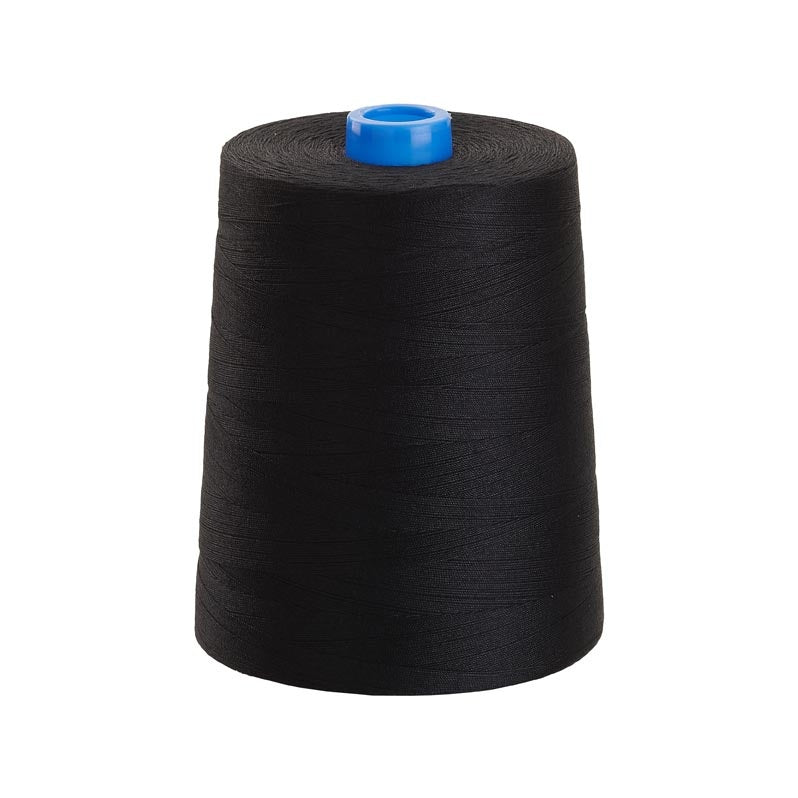 Black Poly Cotton Corespun Sewing Thread - TKT 75 - 7000 mtr Cone