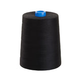 Black Poly Cotton Corespun Sewing Thread - TKT 75 - 7000 mtr Cone