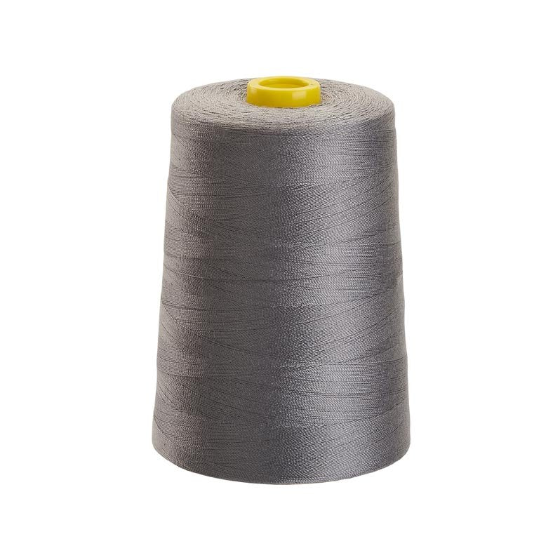 Light Grey Poly Poly Corespun Sewing Thread - TKT 36 - 4000 mtr Cone