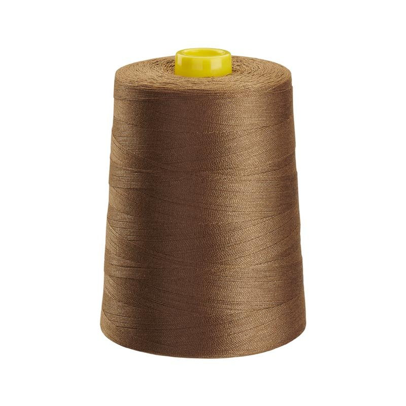 Medium Brown Poly Poly Corespun Sewing Thread - TKT 36 - 4000 mtr Cone