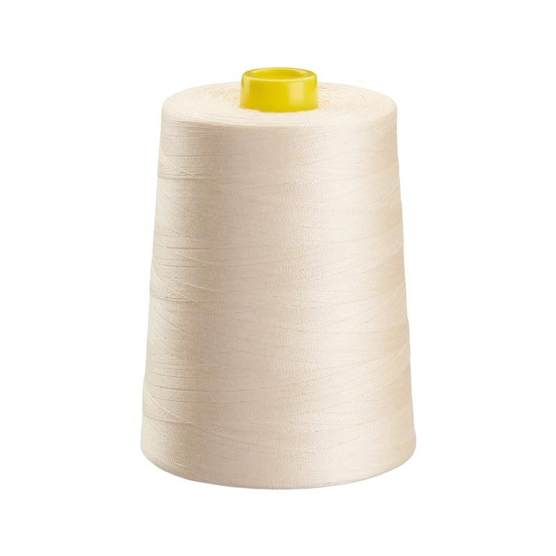 Soft Beige Poly Poly Corespun Sewing Thread - TKT 36 - 4000 mtr Cone