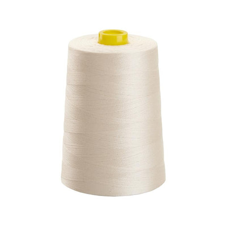 Natural Unbleached Poly Poly Corespun Sewing Thread - TKT 36 - 4000 mtr Cone