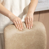 HOMCOM Bar Stools Set of 2, PU Leather Barstools with Backrest and Footrest for Kitchen, Counter, Breakfast Bar, Light Brown