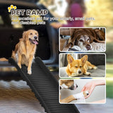 PawHut Foldable Pet Ramp Dog Car Ramp for SUVs, Cars - Black