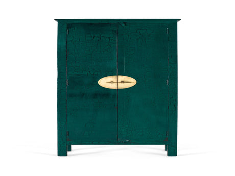 Giner and Colomer  2-Door Wardrobe In Mango Wood With Hand-Carved Details
