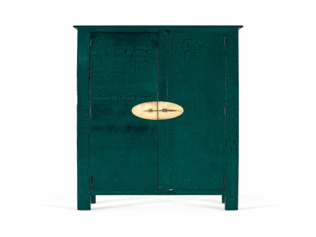Giner and Colomer – 2-Door Wardrobe In Mango Wood With Hand-Carved Details