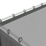 Outsunny 352 x 207cm Universal Replacement Mesh Sidewall Netting for Patio Gazebos and Canopy Tents, (Sidewall Only) Dark Grey
