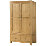 Double Wardrobe With 2 Drawers