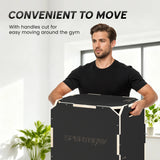 SPORTNOW Non-Slip Plyo Box, Corner-free Wooden Jump Box, 40.5 x 51 x 47.5 cm