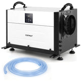 50/70L/Day Crawl Space Dehumidifier with 3 Modes and 24H Timer-Black-70L