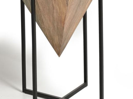 Giner and Colomer - Mango Wood & Metal Base Coffee Table (50 cm)