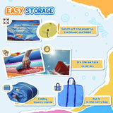 Outsunny 4 in 1 Kids Bouncy Castle Extra Large Double Slides & Trampoline Design Inflatable House Pool Climbing Wall with Blower Carrybag for Kids Age 3-8, 3.8 x 3.7 x 2.3m