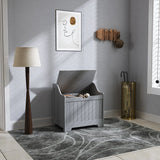 HOMCOM 61L Home Storage Chest - Grey