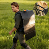 HOMCOM 36W Foldable Solar Panel, Portable Solar Charger Type-C to USB-A Charging Port, Power Supply for Outdoor