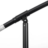 Outsunny 3(m) Cantilever Umbrella 18 Ribs & Vents Adjustable Angle for Patio Light Grey