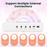 Foldable 88-Key Digital Piano for Beginners, Kids, Adults-White