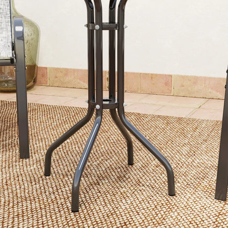 Outsunny Three-Piece Outdoor Garden Set - Grey
