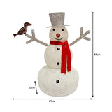 Light Up Reindeer Stag, Doe & Snowman Set