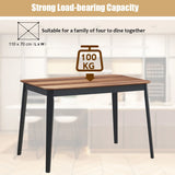 Dining Table with Spacious Desktop