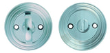 DELAMAIN TURN & RELEASE ON ROUND ROSE (4.9 X 67MM SPINDLE) - (FACE FIX) - POLISHED CHROME - 55MM - SET