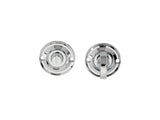 DELAMAIN TURN & RELEASE ON ROUND ROSE SMALL (4.9 X 67MM SPINDLE) - (FACE FIX) - POLISHED CHROME - 42MM - SET