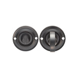 DELAMAIN TURN & RELEASE ON ROUND ROSE SMALL (4.9 X 67MM SPINDLE) - (FACE FIX) - MATT BLACK - EACH