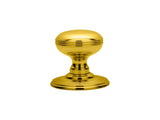 DELAMAIN RINGED KNOB (CONCEALED FIX) - POLISHED BRASS - PAIR