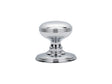 DELAMAIN RINGED KNOB (CONCEALED FIX) - POLISHED CHROME - PAIR