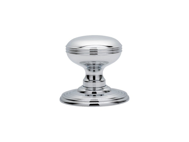 DELAMAIN RINGED KNOB (CONCEALED FIX) - POLISHED CHROME - PAIR