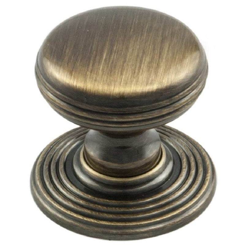 FTD DELAMAIN RINGED KNOB 28MM - FLORENTINE BRONZE - 28 ( 28 ) - EACH