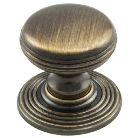 FTD DELAMAIN RINGED KNOB 28MM - FLORENTINE BRONZE - 28 ( 28 ) - EACH